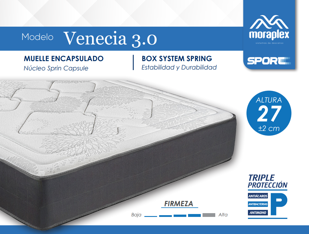 colchon venecia moraplex
